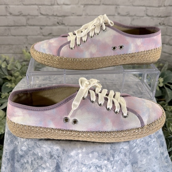 EMU Australia Agonis Retro Tie Dye Cotton Espadrille Sneakers Girls 6M💜EUC💜 - Picture 5 of 8